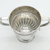 George I Britannia Standard Silver Fluted Loving Cup Antique Thomas Tearle
