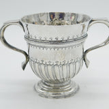 George I Britannia Standard Silver Fluted Loving Cup Antique Thomas Tearle