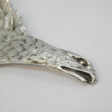 Sterling Silver Georgian Style Eagle's Wing Tea Caddy Spoon Vintage 1969 London