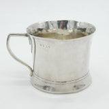 George III Sterling Silver Pub Tankard Mug Heart Handle Antique 1798 London