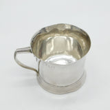 George III Sterling Silver Pub Tankard Mug Heart Handle Antique 1798 London