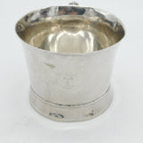 George III Sterling Silver Pub Tankard Mug Heart Handle Antique 1798 London