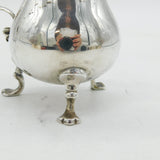 George II Sterling Silver Baluster Cream Jug Antique c1750 London