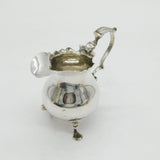 George II Sterling Silver Baluster Cream Jug Antique c1750 London