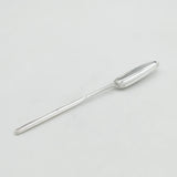 George III Sterling Silver Lion Crest Bone Marrow Scoop Antique 1783 London