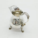 George II Sterling Silver Baluster Cream Jug Antique c1750 London