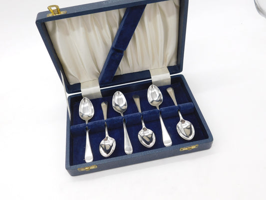 Scottish Georgian Set of Sterling Silver Dotted Edge Teaspoons 1821 Edinburgh