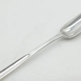 George III Sterling Silver Lion Crest Bone Marrow Scoop Antique 1783 London