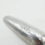 George III Sterling Silver Lion Crest Bone Marrow Scoop Antique 1783 London