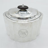 George III Sterling Silver Clan Wedderburn Tea Caddy Antique 1793 London