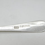Scottish Georgian Set of Sterling Silver Dotted Edge Teaspoons 1821 Edinburgh