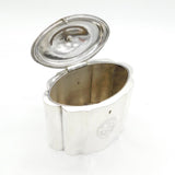 George III Sterling Silver Clan Wedderburn Tea Caddy Antique 1793 London