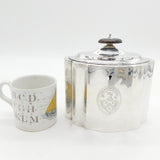 George III Sterling Silver Clan Wedderburn Tea Caddy Antique 1793 London