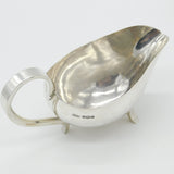 Modernist Sterling Silver Sauce Boat Chesterfield College of Art Vintage 1970