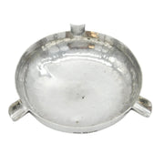 Arts & Crafts Planished Sterling Silver Ashtray Antique 1945 London Robert Prout