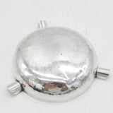 Arts & Crafts Planished Sterling Silver Ashtray Antique 1945 London Robert Prout