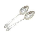 Paul Storr George III Sterling Silver Pair of Crested Tablespoons Antique 1816 London
