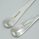 Paul Storr George III Sterling Silver Pair of Crested Tablespoons Antique 1816 London