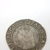 Queen Elizabeth I Silver 5th Issue Shilling Coin 1582-4 Fair Condition Antique