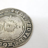 King Edward VI Fine Silver Issue Shilling 1551-53 Fair Condition Antique