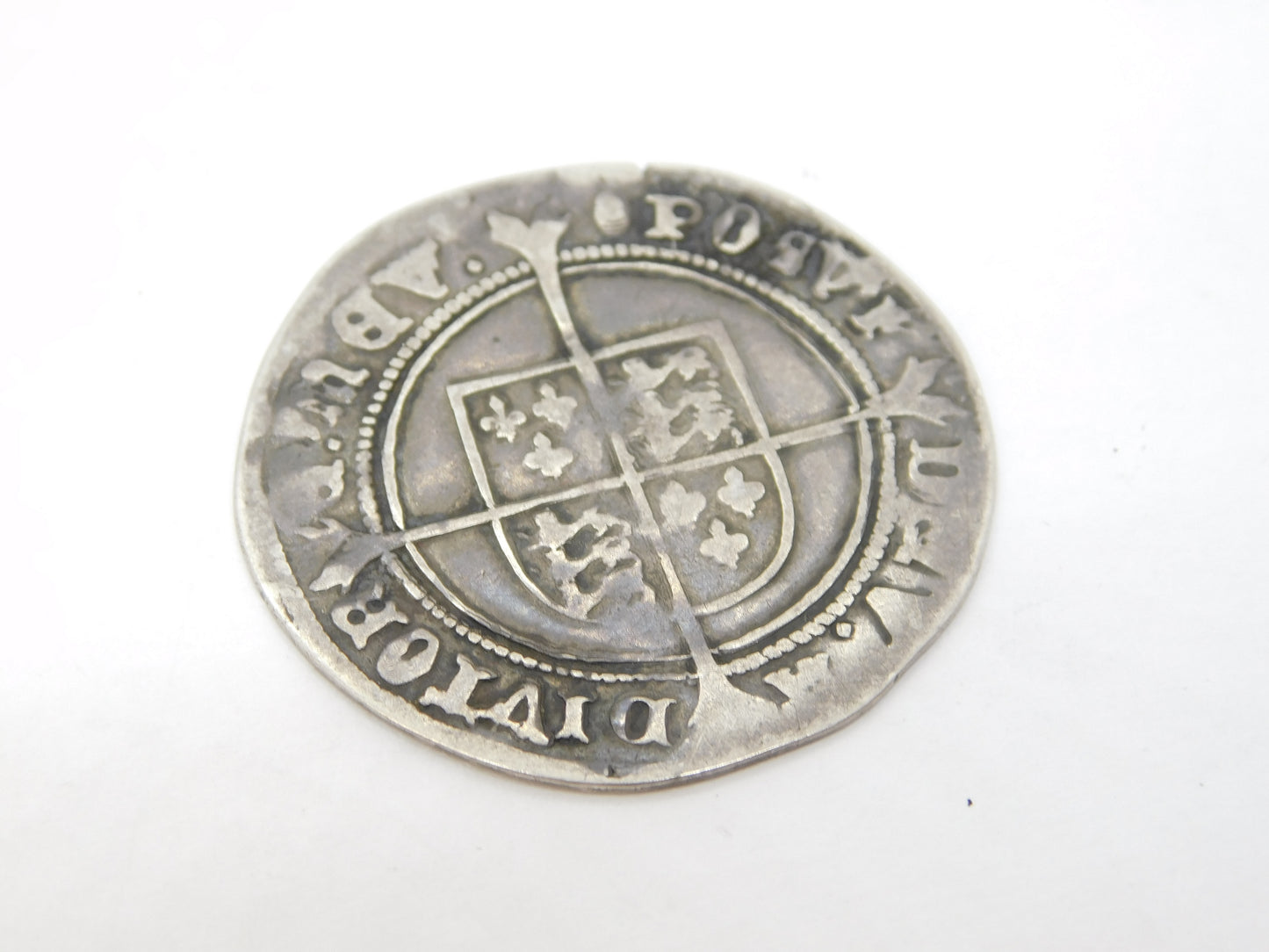 King Edward VI Fine Silver Issue Shilling 1551-53 Fair Condition Antique