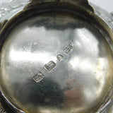 Georgian Sterling Silver Ornate Repousse Sauce Jug Antique 1830 Sheffield