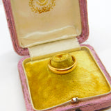 English 22ct Yellow Gold Wedding Band Ring Antique Art Deco 1926 London