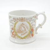 Harrods Queen Victoria Diamond Jubilee Commemorative Mug Antique 1897
