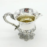 William IV Sterling Silver Floral Pattern Cream Jug Antique 1833 London