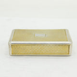 George III Sterling Silver Gilt Snuff Box Antique 1808 London William Parker