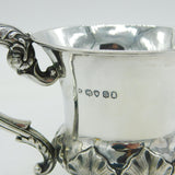 William IV Sterling Silver Floral Pattern Cream Jug Antique 1833 London