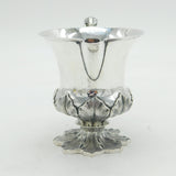 William IV Sterling Silver Floral Pattern Cream Jug Antique 1833 London