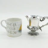 William IV Sterling Silver Floral Pattern Cream Jug Antique 1833 London