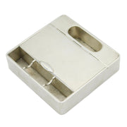 Sterling Silver Engine Turned Smokers Combination Ashtray Antique 1913 London