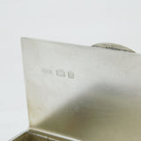 Sterling Silver Engine Turned Smokers Combination Ashtray Antique 1913 London