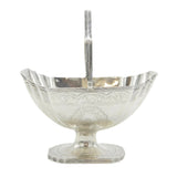 George III Sterling Silver Dog Crest Sweet-Treat Basket Antique 1793 London