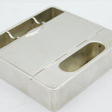 Sterling Silver Engine Turned Smokers Combination Ashtray Antique 1913 London