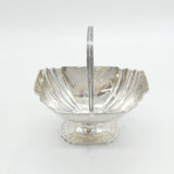 George III Sterling Silver Dog Crest Sweet-Treat Basket Antique 1793 London