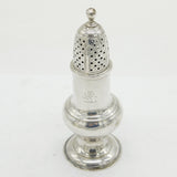 George II Sterling Silver Lion Crest Muffineer Sugar Caster Antique 1750 London
