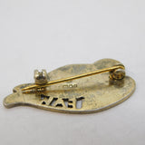 Sterling Silver Enamel International Fund for Animal Welfare Seal Brooch Vintage 1983 London