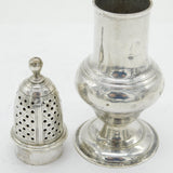 George II Sterling Silver Lion Crest Muffineer Sugar Caster Antique 1750 London