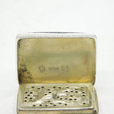 Nathaniel Mills Victorian Sterling Silver Vinaigrette Antique 1848 Birmingham