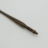 Georgian Sterling Silver Wooden Handle Carlos III Coin Toddy Ladle 1785 Antique
