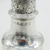George III Sterling Silver Muffineer or Pepperette Antique 1802 London