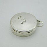 Edwardian Sterling Silver 'What Are Trumps?' Cards Marker Fob Antique Birmingham