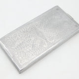 WWII-era 'Trench Art' Aluminium Large Cigarette Case from Sierra Leone c1945