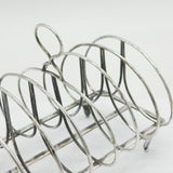 George III Sterling Silver Six-Part Toast Rack Antique 1813 London