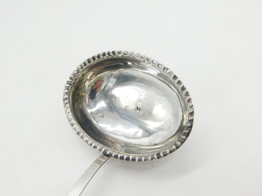 Georgian Sterling Silver Long Handle Toddy Ladle 1782 London Antique T. Morley