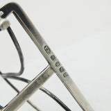 George III Sterling Silver Six-Part Toast Rack Antique 1813 London