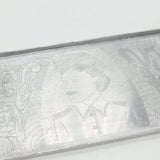 WWII-era 'Trench Art' Aluminium Large Cigarette Case from Sierra Leone c1945